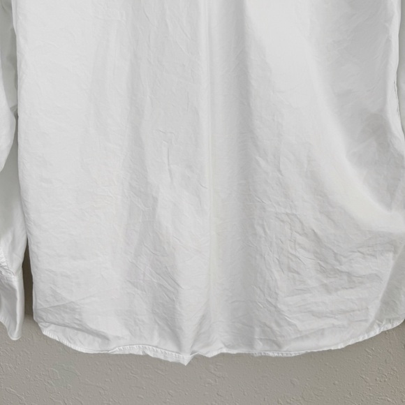 Mango MNG white button down dress shirt 2 XS - Picture 6 of 9